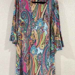 Tommy Hilfiger Multicolor Paisley Dress